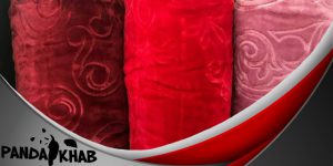 پتو نرمینه گل برجسته تک رنگ