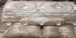 روتختی دونفره ژاکارد پارچه کریستال